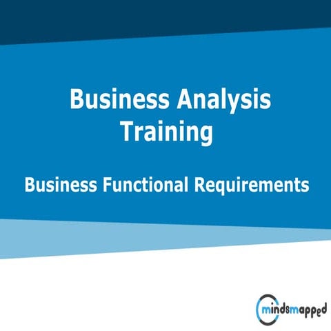 Business Functional Requirements