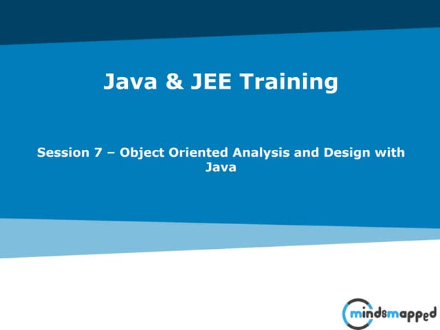 Session 07 - Intro to Object Oriented Programming with Java