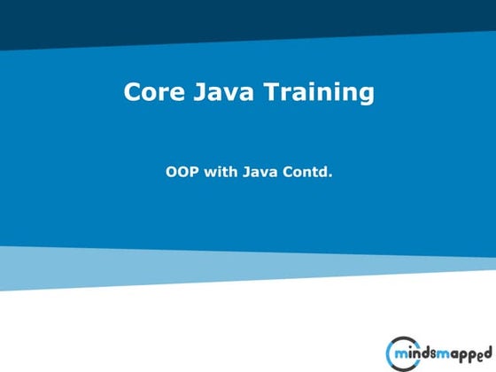OOP with Java - Part 3