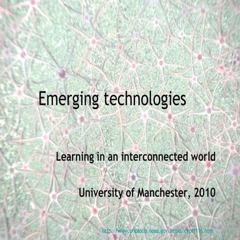 Emerging Technologies Session1