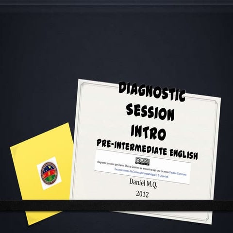 Diagnostic session Pre-intermediate English 