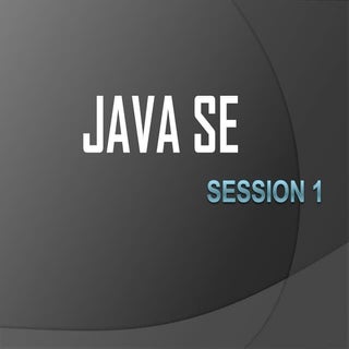 Java Starting