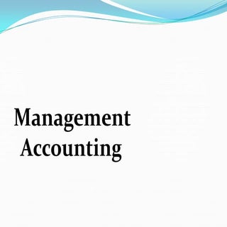 Management Accounting