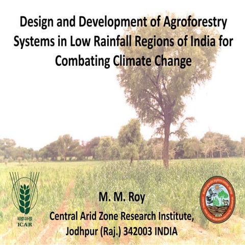 Session 1.4 design & devp of agroforestry systems