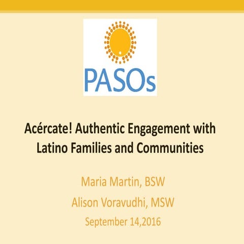 Essentials of Working with Latino Families