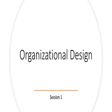 Organization Behavior slides covering multiple structures