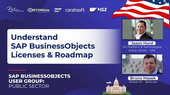 Understand SAP BusinessObjects Licenses & Roadmap