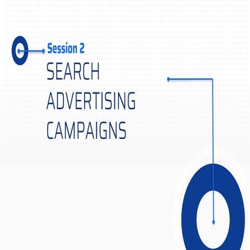 Session 2 SEARCH ADVERTISING CAMPAIGNS