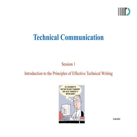 Session 1 - Introduction to the Principles of Effective Technical Writing.pdf