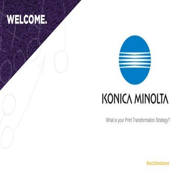 What is your Print Transformation Strategy? - Konica Minolta