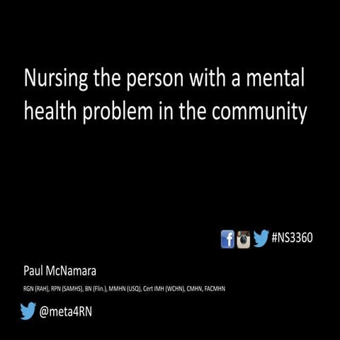 Community Mental Health