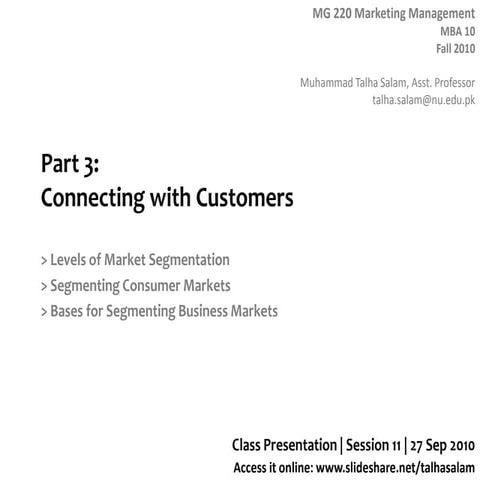 Session 11  MG 220 MBA - 27 Sep 10