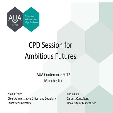 CPD Session for Ambitious Futures