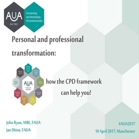 Personal and professional transformation