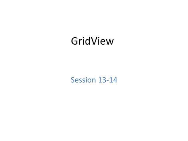 ASP.NET Session 13 14