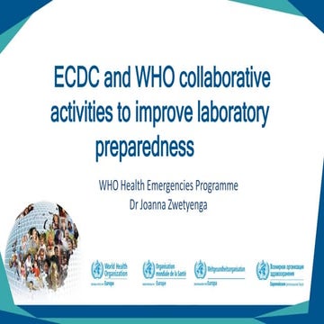 ECDC and WHO collaborative activities to improve laboratory preparedness 
