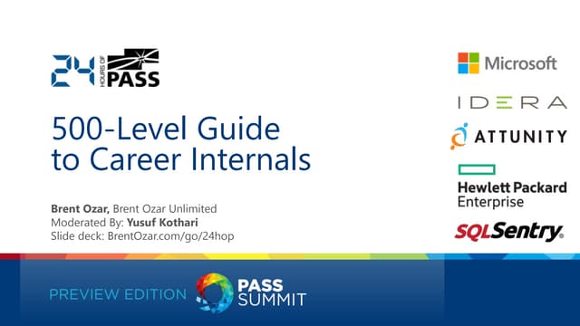 500-Level Guide to Career Internals