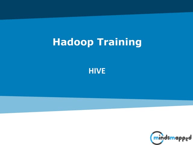 Session 14 - Hive