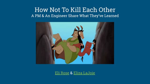 172 - How Not to Kill each other