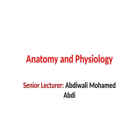 SESSION 1 ANATOMY & PHYSIOLOGY for health science students.pptx