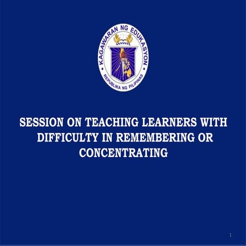 Difficulty in Remembering and Concentrating.pptx