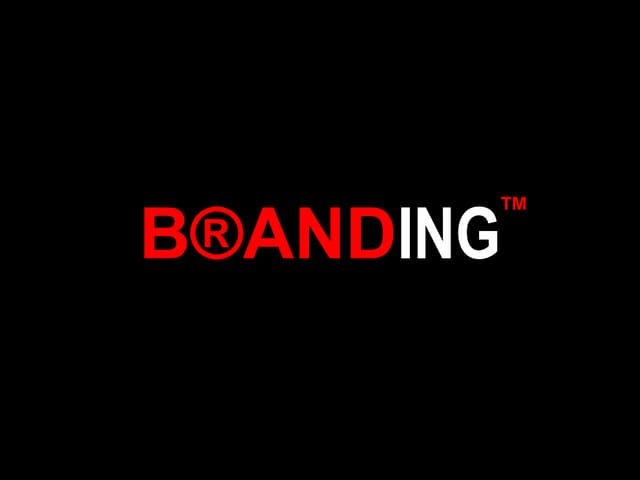 Session 1, introduction to branding 2013 2014