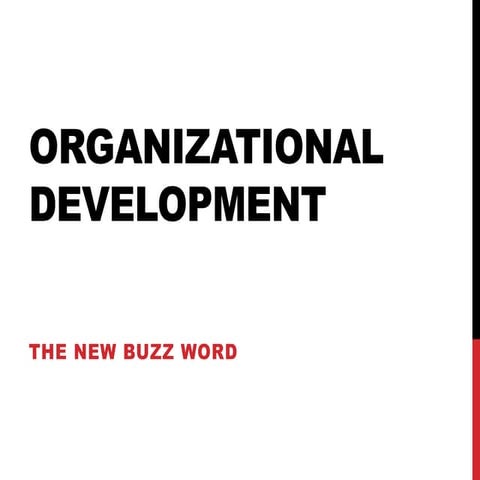 Organisational Development