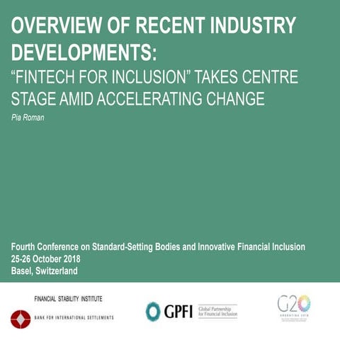 Fintech for inclusion takes centre stage amid accelerating change