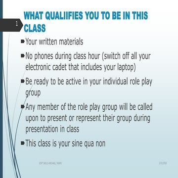 Session 1(soft skills)