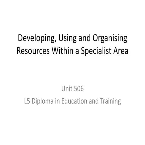 Unit 506Session 1 task 9