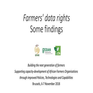 Farmers data Rights by Valerie Pesce 
