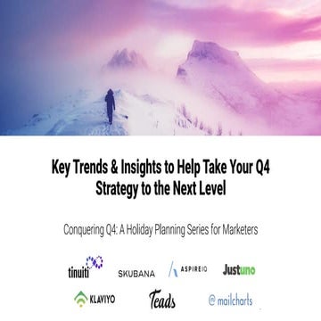 Key Trends and Insights to Help Take Your Q4 Strategy to the Next Level