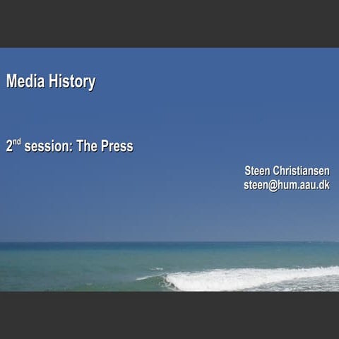 Media History 2