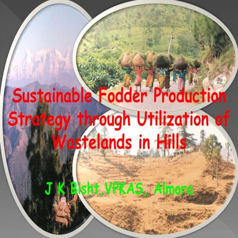 Session 2.3 sustainable fodder production utilization of wastelands
