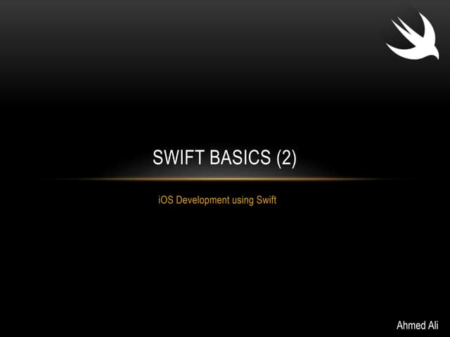 iOS development using Swift - Swift...