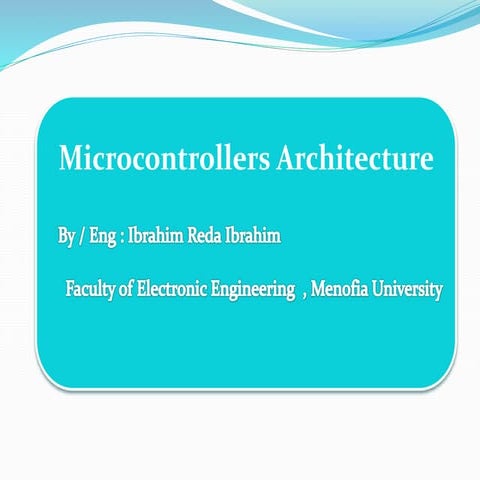 Microcontroller lec 2 | PPT