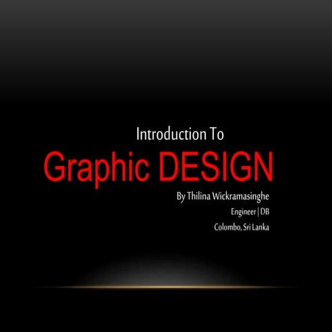 Introduction to Graphic design