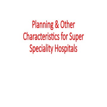 Planning & Characteristics of SSHS .pptx