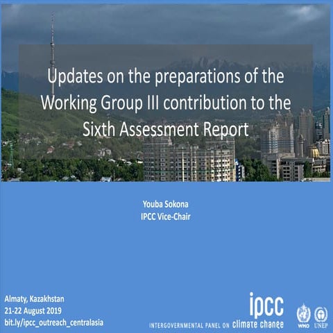 Academia - SESSION 2: Updates on the preparations of the WGIII to the AR6