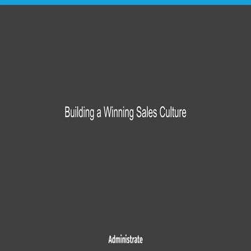 LITE 2018 – Building a Winning Sales Culture [Jesse Vernon]