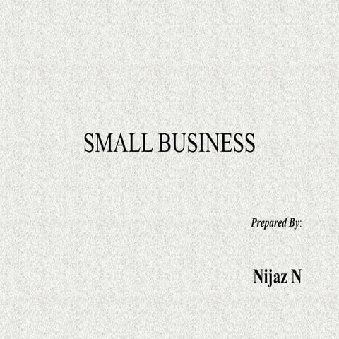 Small business