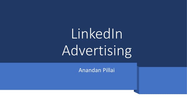 LinkedIn Advertising