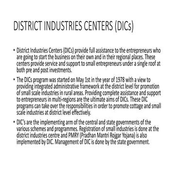 Role Of Agencies assisting Entrepreneurship | PDF
