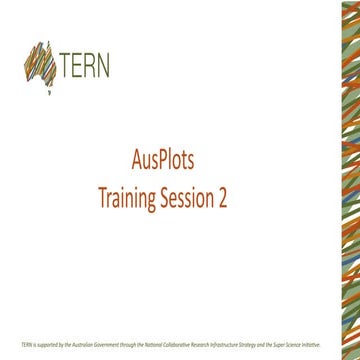 TERN Surveillance Training 2019 - Day 1, Session 2