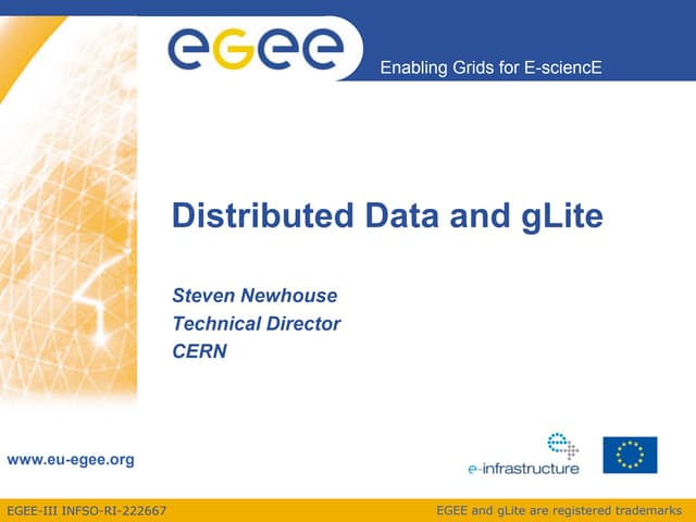 Session 23 - Intro to EGEE-III