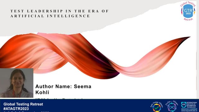 #Interactive Session by Seema Kohli, "Test Leadership in the Era of Artificia...