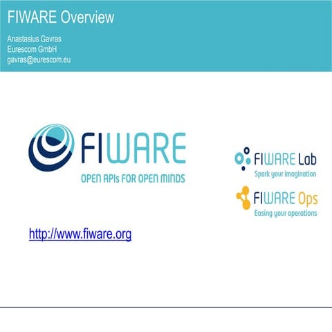 FIWARE overview