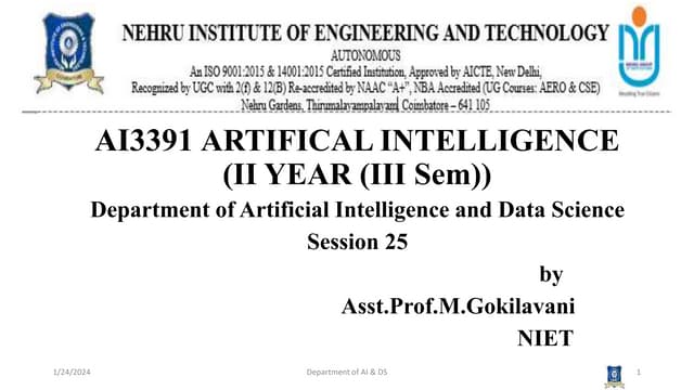 AI3391 Artificial Intelligence Session 25 Horn clause.pptx