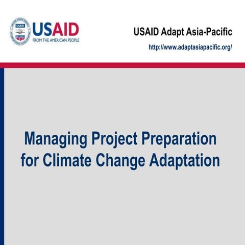 Understanding the Finanacial Landscape - Session 2 Managing Project Preparati...