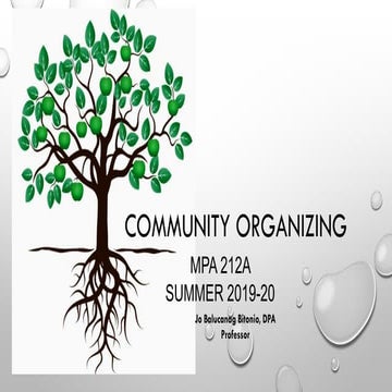 Packet Learning 2 Community Organizing june 21 2020